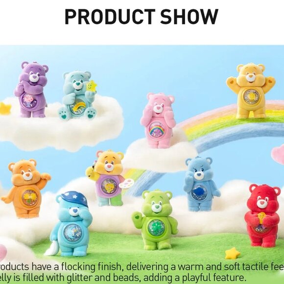 POP MART Care Bears Colorful Hugs Series Figures - Picture 2 of 5